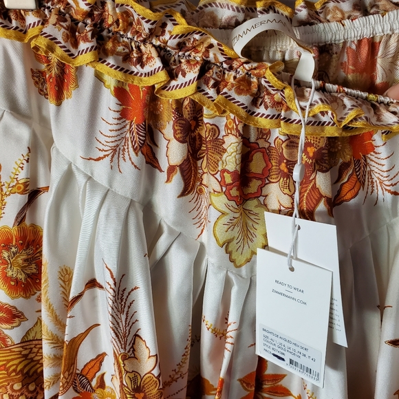 Zimmermann Brightside Angled Hem Skirt - Picture 11 of 16